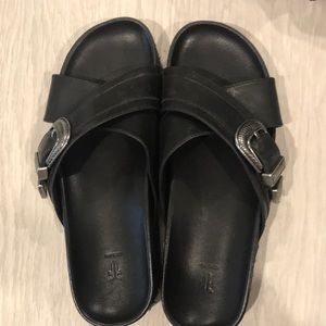 Black western vibe sandals